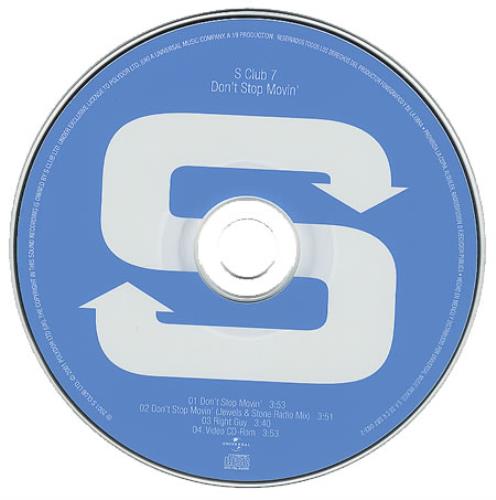 S Club 7 Don't Stop Movin' Mexican CD single (CD5 / 5